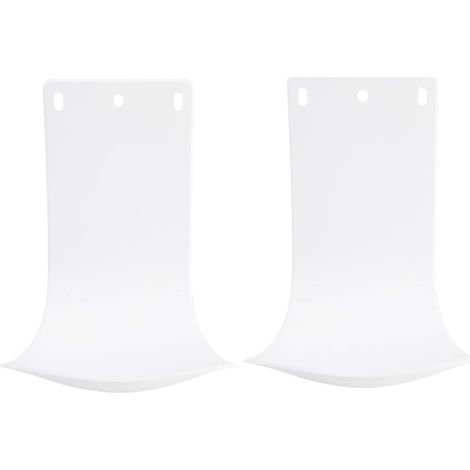 Lntyq Set mit 2 automatischen, wandmontierten Seifenspendern mit Kunststoff-Tropfschale, Flüssigkeitsspender für Küche und Bad, einfache Wandmontage (1/5)
