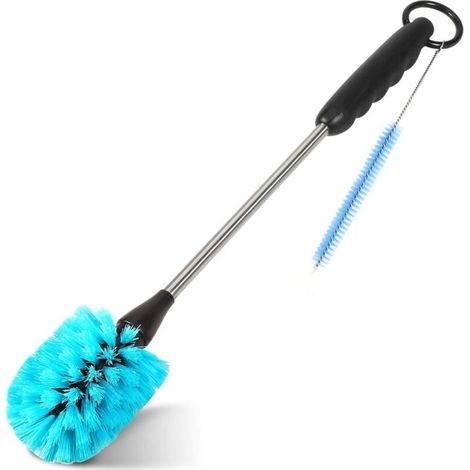 Brosse de nettoyage, goupillon à long manche pour bouteille, ensemble de brosses de nettoyage pour bouteille, goupillon pour la (1/5)