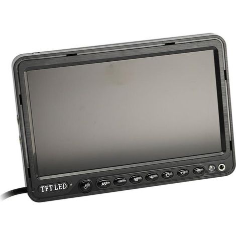 Moniteur universel 7 pouces camera recul 3X AV Noir