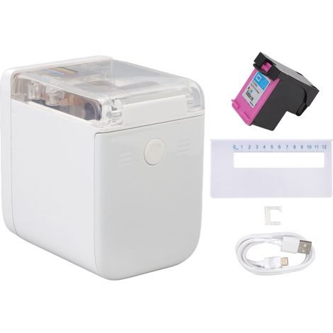 Imprimante alimentaire portable USB pour gâteaux, pain, café, avec cartouche d'encre et règle (1/5)
