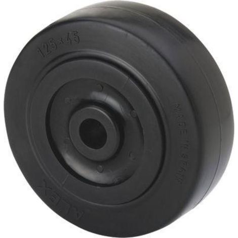 rueda tpgb125-17-53 nucleo nylon negro y banda goma negra eje bolas (1/2)