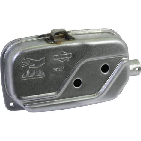 Silenziatore marmitta trattorino rasaerba 111P00 114P00 BRIGGS & STRATTON 798940