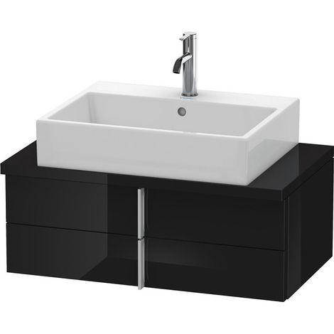 VERO mobile console basso 285x800x448mm nero lucido