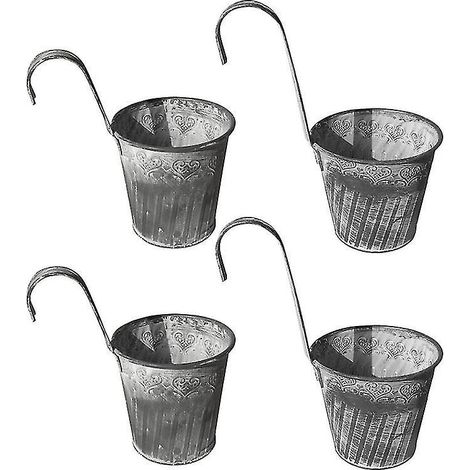 4er-Set Gartenpflanzentöpfe
