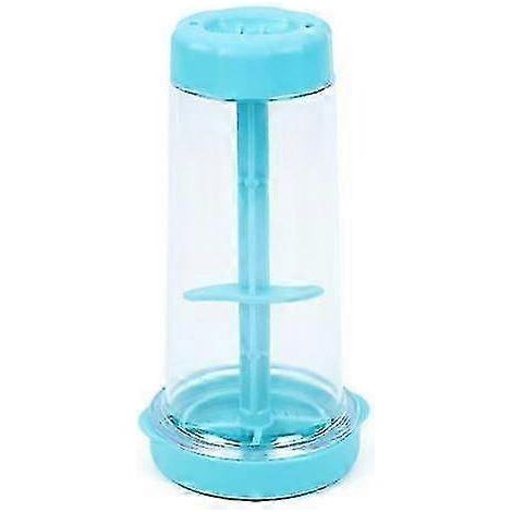 Rotierender Mehlsieb, großer Messbecher für Mehl und Tapioka, handlicher, transparenter Backpulverspender Blau (1/5)