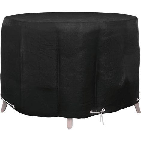 vidaXL Garden Furniture Cover 6 Eyelets Ø125x75 cm Round