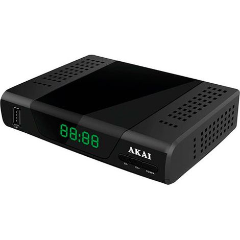 TDT HD AKAI / FullHD 1080p / DVB-T2 HD / H.265-HEVC / HDMI / SCART / RJ45 / USB / ZAP26510K-L (1/3)