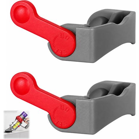 2 Verrou Gâchette V15 V11 V10 V12 V7 V8, Clip Marche Arrêt Aspirateur sans Fil, Bloqueur Bouton Mains Libres, Pince de Blocage Alimentation Légère Installation sans Outil Réutilisable (1/5)