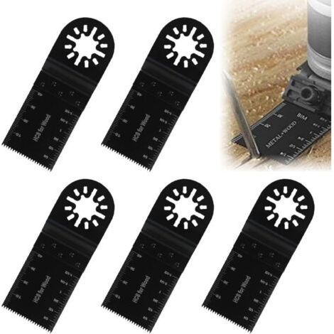 5 Pieces Oscillating Saw Blade, Multi-Tool Saw Blades Accessories Kit, Multi-Tool Blade (1/5)