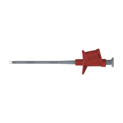 Outil de l'électricien Schutzinger safety test clip 4 mm rojo