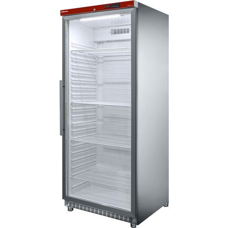 Armoire réfrigérée GN 2/1 600L inox avec porte vitrée réversible et régulation électronique - Diamond (1/4)