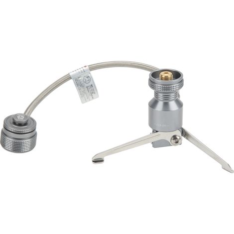 Support de trépied pour réchaud pliable, excellente stabilité et étanchéité, adaptateur pour bouteille de butane, idéal randonnée pêche camping. (1/5)