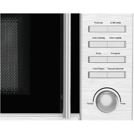 Microondas 20L con Grill HYUNDAI HME207DGI00 Inox