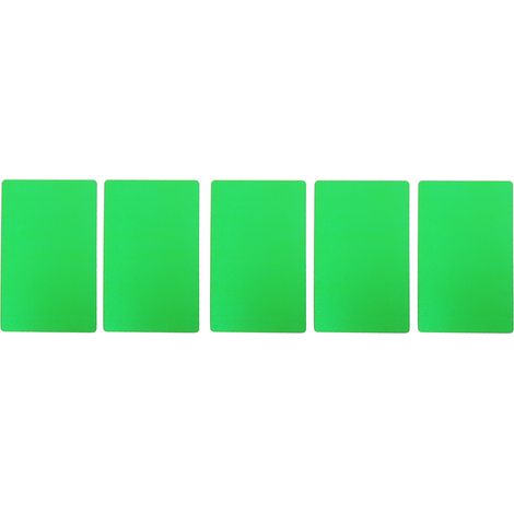 50 cartes de visite gravées au laser, résistantes à l'eau et à l'usure, en aluminium vert (1/5)