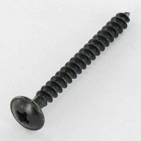 Vis tôle Tête hexagonale TH 6.3X25 + Rondelle 18 Acier zingué noir 600 Heures brouillard salin sans rouille rouge-500 pièces