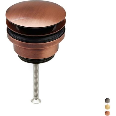 PILETTA CLIC CLAC IN OTTONE CERTIFICATO NF 1&quot1/4 - Dorata