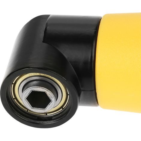 Adaptateur porte-embout hexagonal 90° pour visseuse et perceuse, support de douille à angle droit (1/5)