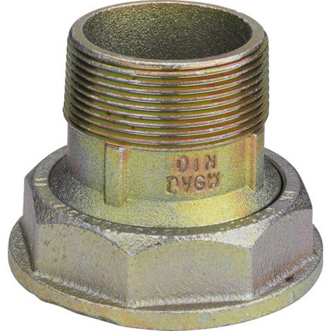 Viega Gaszähler-Anschlussverschraubung für Zweistutzengaszähler G2327, R 1", Temperguss (1/3)