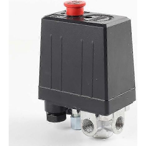 Pressostat triphasé 380 V à 4 trous, vanne de régulation verticale pour compresseur d'air (1/4)