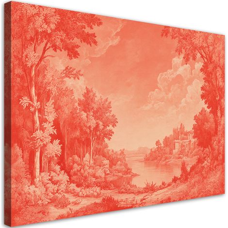 Tableau déco Paysage rouge Nature 60x40 (1/5)