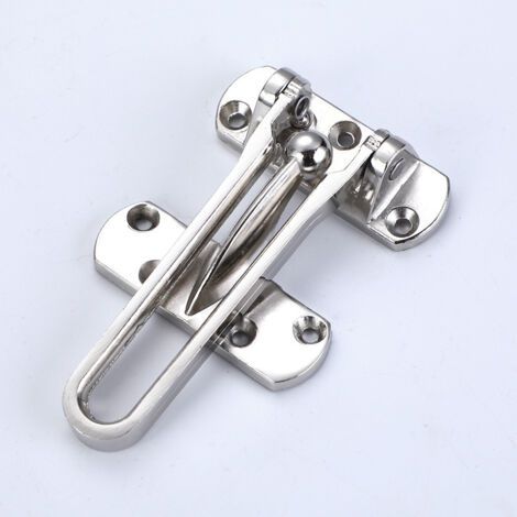 royaluxe-Loquet de Porte pour sécurité de la maison, barre oscillante, verrous de porte d'entrée secondaire pour maison, hôtel, appartement (Argenté)