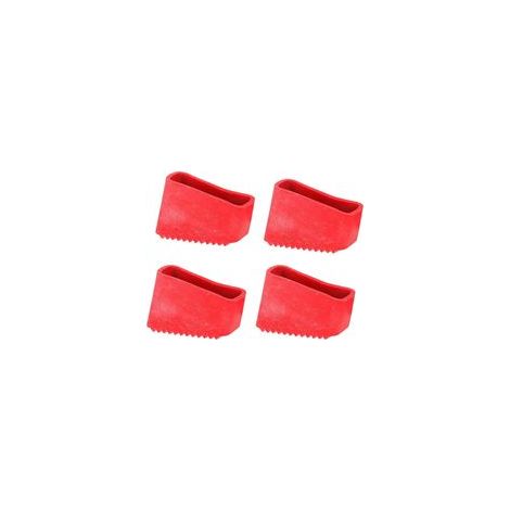 BRAVIX Set di 4 piedini in gomma antiscivolo, piedini per scala, piedini antiscivolo per scala, piedini in gomma antiscivolo per scale