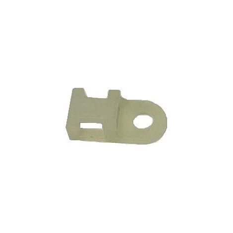 Embase pour serre-câbles 19mm x 9,5 mm, Ø fixation 5.2mm ( Prix pour Sachet de 100 )