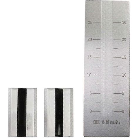 Doppelnut-Grindometer aus Edelstahl – Präzisions-Feinheitsprüfgerät für Farben, Tinten und Beschichtungen ww 0-100µm (1/5)