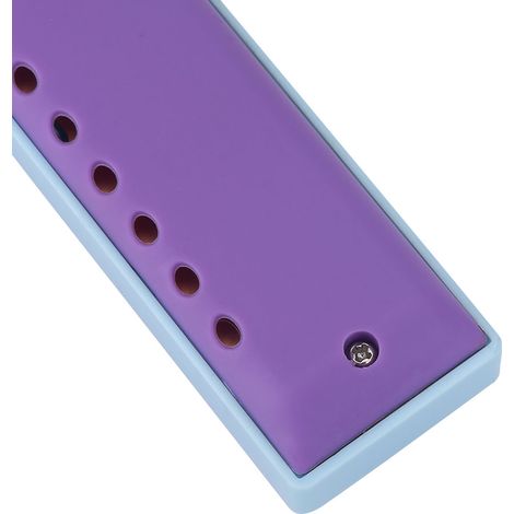 Harmonica en Résine pour Enfants - Instrument de Musique 10 Trous, Cadeau Éducatif (Violet) (1/5)