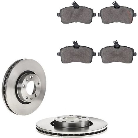 KIT FRENI ANTERIORI compatibile con PEUGEOT 407 (6D) - DISCHI + PASTIGLIE OEM: P 61 109 / 17363 /SOSTITUZIONE DIRETTA/BASSA POLVERE/SILENZIOSO (1/5)