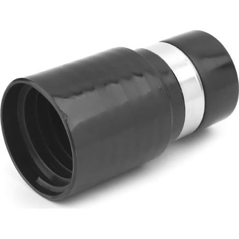 Adaptateur de Tuyau de Nettoyeur de Poussière Central en Faux Cuir Noir, 32 mm Int., 37 mm Ext., 1 Pièce (1/4)