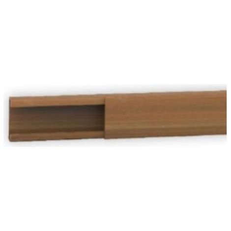 Arnocanali minicanal con tapa 1 m 21x10 mm madera oscura - k1022.52