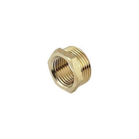 Conector reductor de latón, rosca Z/W 1/21/4 - H/ZM-09-150