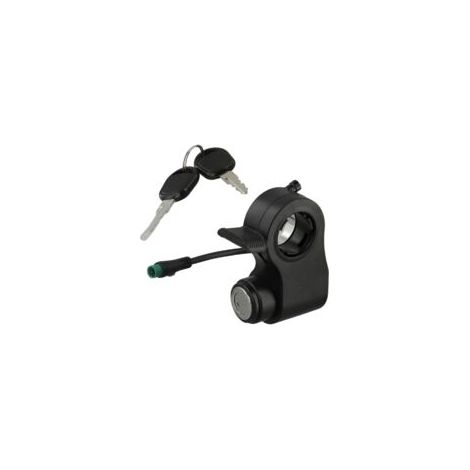 Adecuado para cerraduras de puertas de patinetes eléctricos, interruptores de llave de 5 pines e interruptores de encendido para patinetes Kukirin G2/Pro/Max.