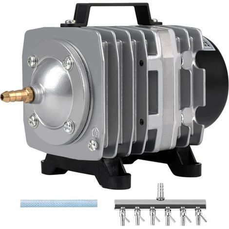 Pompe à air d'aquarium 1250 GPH – Aérateur d'étang électromagnétique 35W – Pour cultures hydroponiques et applications commerciales - 1250GPH-35W (1/5)