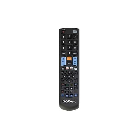DIGIQUEST Programmabile 4 in 1 - Compatibile con tutti i TV, decoder, ricevitore, dvd e hifi. Pui controllare fino a 4 diversi dispositivi. Mantiene la programmazione anche dopo il cambio batterie