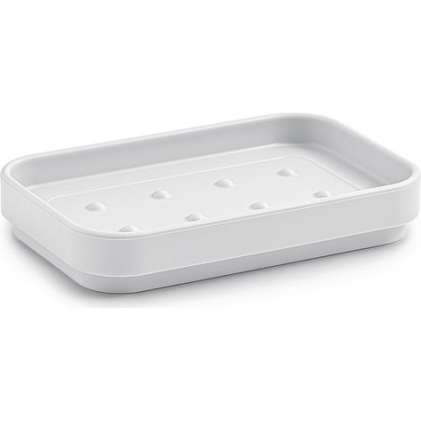 Portasapone seventy bianco matt - 12,4x8x2,1 cm