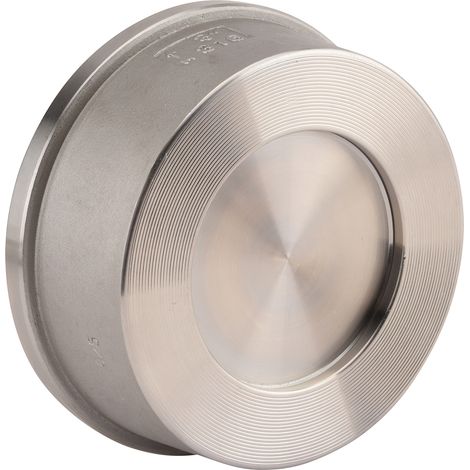 Clapet à disque inox wafer modèle étroit entre brides PN10/16/25/40 - Série 390 Ø15
