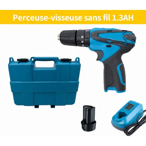 Perceuse-visseuse à percussion HP330DW 1.3 Ah 1 batterie et 1 chargeur 330DW 1 batterie et 1 chargeur 40 × 30 × 20 cm 3 kg – Livraison gratuite