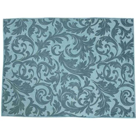 Paquet de 2 Tapis SéChage Vaisselle Absorbant Lavables en Machine pour Comptoir Cuisine Grand (Vigne Bleue)