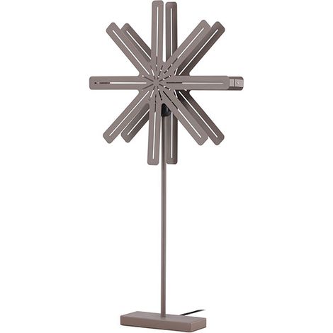 Säfsen Weihnachtsstern Tischlampe mocca. (1/5)