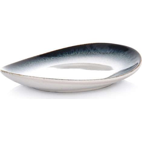 Stilvoller ovaler Dessertteller aus Porzellan, 15,2 x 13 cm, Time Dim duka (1/5)