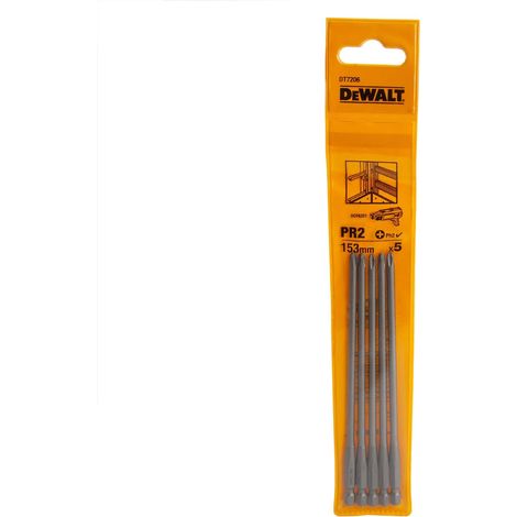 Dewalt DT7206 PR2 153mm PH2 Bit for Autofeed Drywall Screwdriver 5 Pack DCF6201