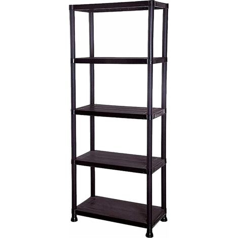 1 x 5 Tier Plastic Shelving Units Great For Storage Home & Garage (1/2)
