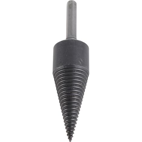 Mèche fendeur bois acier carbone hexagone outil couper bûche firewood 32mm 90mm perceuse marteau (1/5)