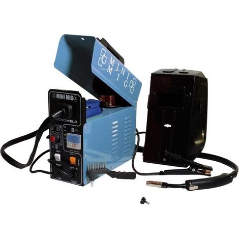 Poste à souder MIG sans gaz 95A – Soudure fil fourré 0.8/0.9mm – Monophasé 230V – Accessoires inclus – IP21S – Awelco (1/5)