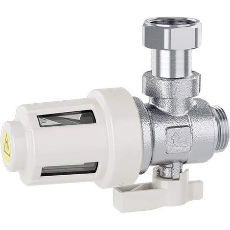Caleffi – Filtre chauffage central séparateur magnétique 3/4" M x 3/4" F – Compact et esthétique – Corps en laiton chromé – Pmax 3 bar
