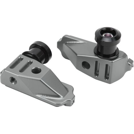 Réglage de chaîne bloc d'essieu arrière moto en alliage aluminium pour CB500F CB500X CBR500R 2013-2016 gris (1/5)