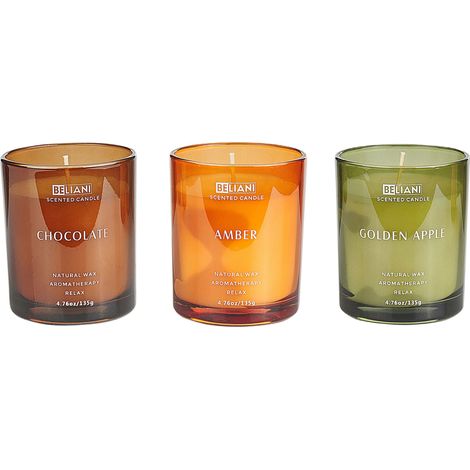 Duftkerzen 3er Set SHEER JOY Sojawachs Fruchtige Note Frische Note