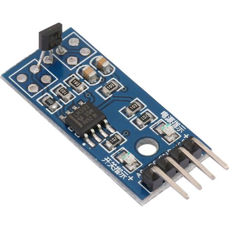 5 Stück 3144E Effekt-Sensor-Schalter Geschwindigkeitszähl-Sensormodul Magnetdetektor 3,3-5 V (1/5)
